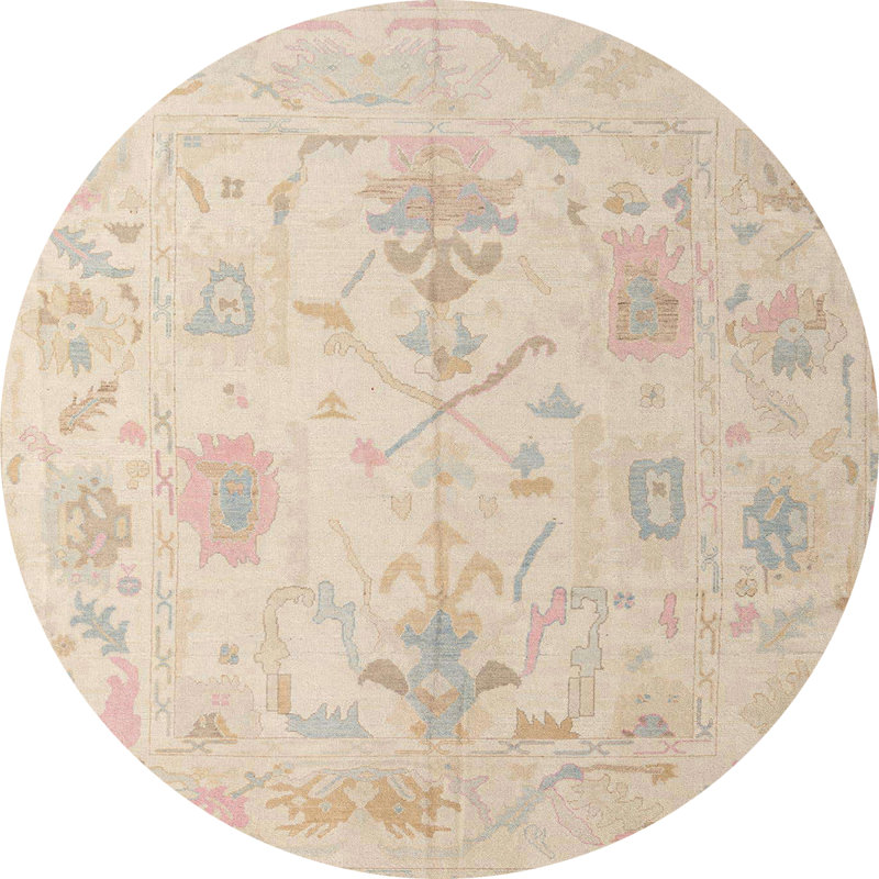 Tapis abstrait moderne 4605, Rond 4 pi