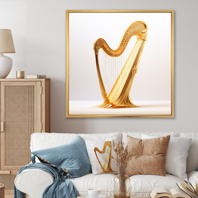 " Harp Harmony Golden Serenity I "