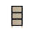 3 Door Shoe Storage Unit, Freestanding Modern For Entryway, 44Lb Load, Natural & Spandex, -Proof, Delicate Finish, Gold Handle, Double Shelf, Metal Base With Slip Pads, Black, Particle Board, Simple-1152436938