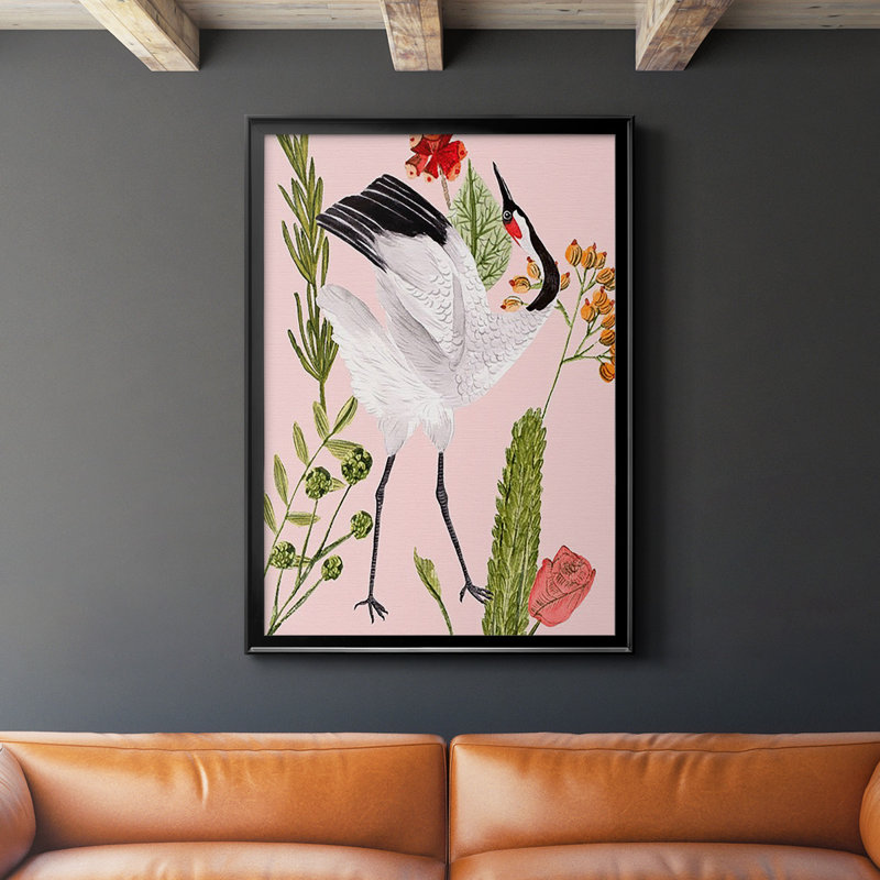Birds In Motion VI " Birds In Motion VI " Painting Print, Black, 30.5" H x 22.5" W x 1.25" D