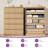 Modern 5-Drawer Vertical Storage Dresser with Textured Drawers and Compact Narrow Fit-746161391