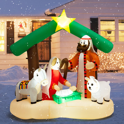 Crèche de Noël gonflable