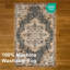 Tapis bleu et beige Esmira-774113514