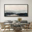 «Minimal Landscape Dynamic Blue Abstract Contemporary», reproduction d'art sur toile-111568230-98042208
