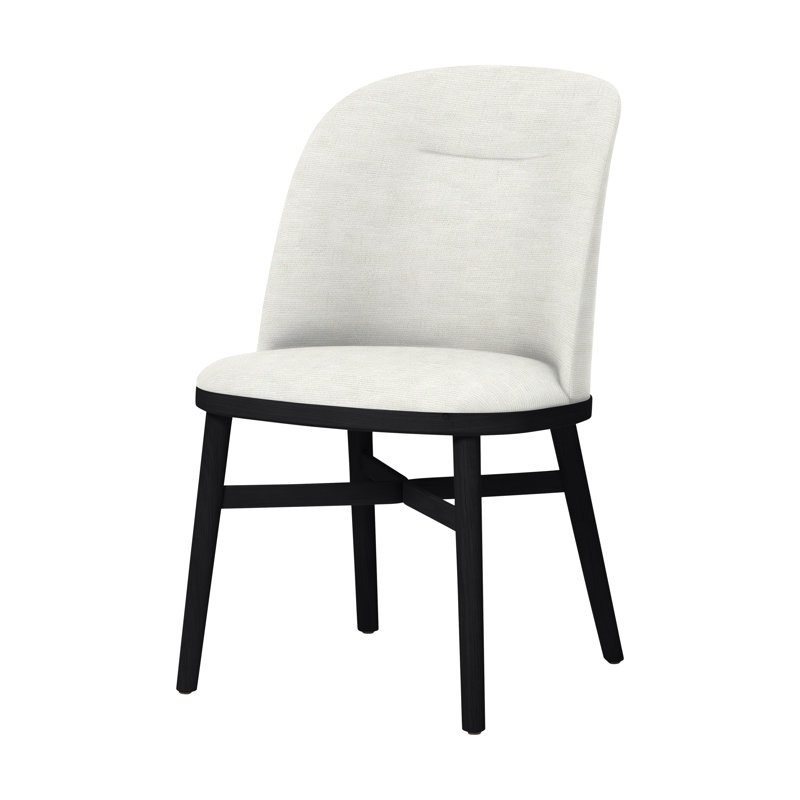 Bund 18'' H Upholstered Dining Chair, Onyx Oak, L493 Sanfor Natural 0023