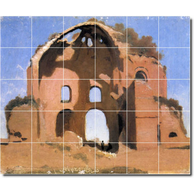 Carreau de céramique décorative 36 po x 30 po 6 po x 6 po