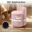 Upholstered Velvet 360° Swivel Storage Vanity Stool No Assembly Needed-1243559735