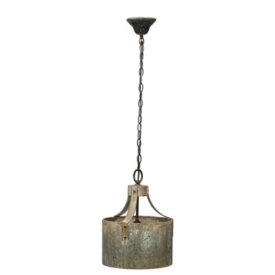 Lustre en fer D11 x 15 po Dane