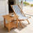 16.7'' High Compact Side Table, Sturdy Slatted Design For Backyard, Deck, Balcony, Garden Nook-2009245141