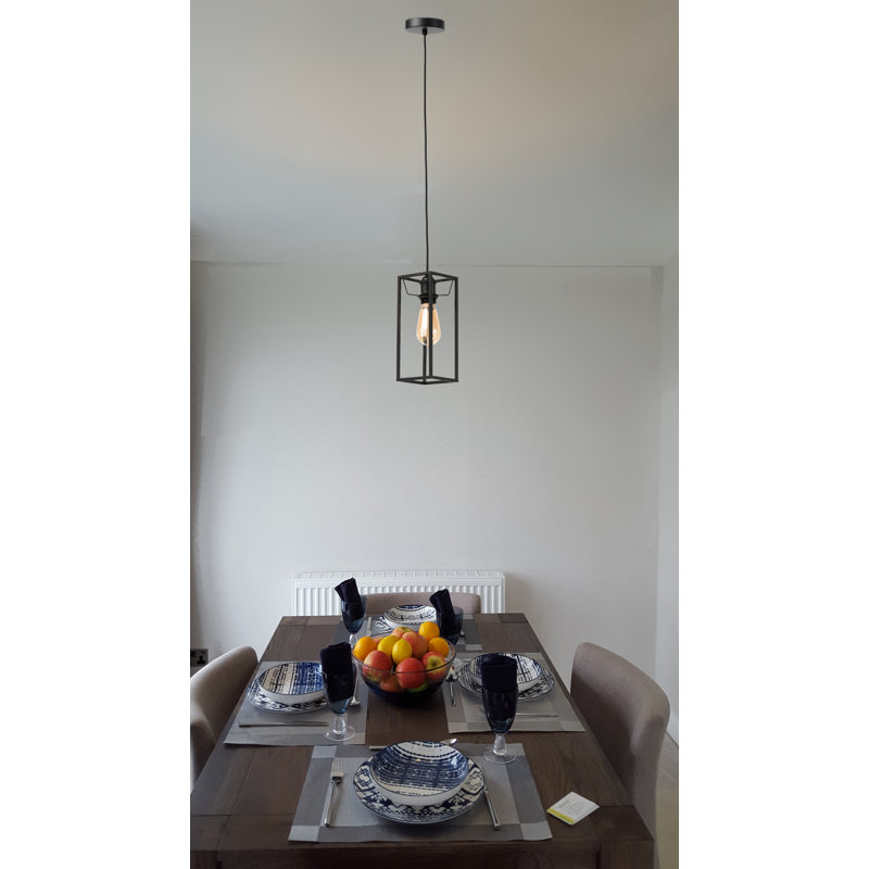 1 - Light Satin Black Pendant