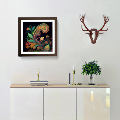 Meadow Paisley Art - Framed Print