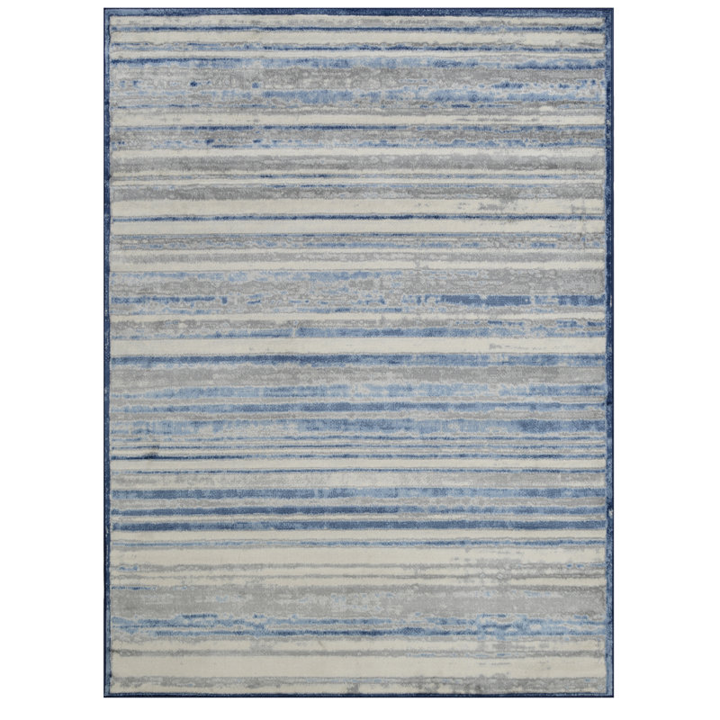 Leggett Striped Indoor Rug, Rectangle 8' x 10'