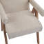 Fauteuil de salle à manger rembourré-1975923243