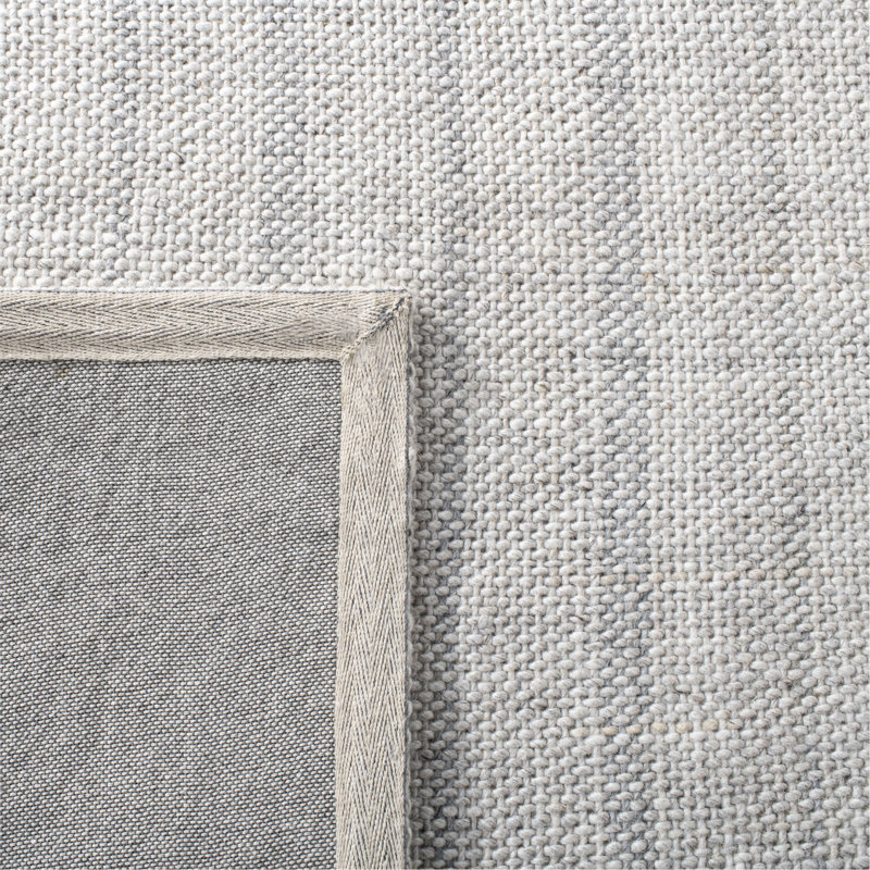 Tapis argenté en laine, viscose et laine tissé à la main Lauren Ralph Lauren Miles, Rectangle de 5 pi x 8 pi