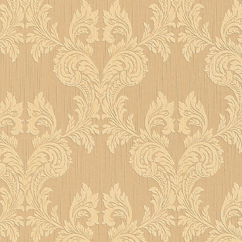 Tessuto 10.1m x 53cm Wallpaper, Beige/Orange