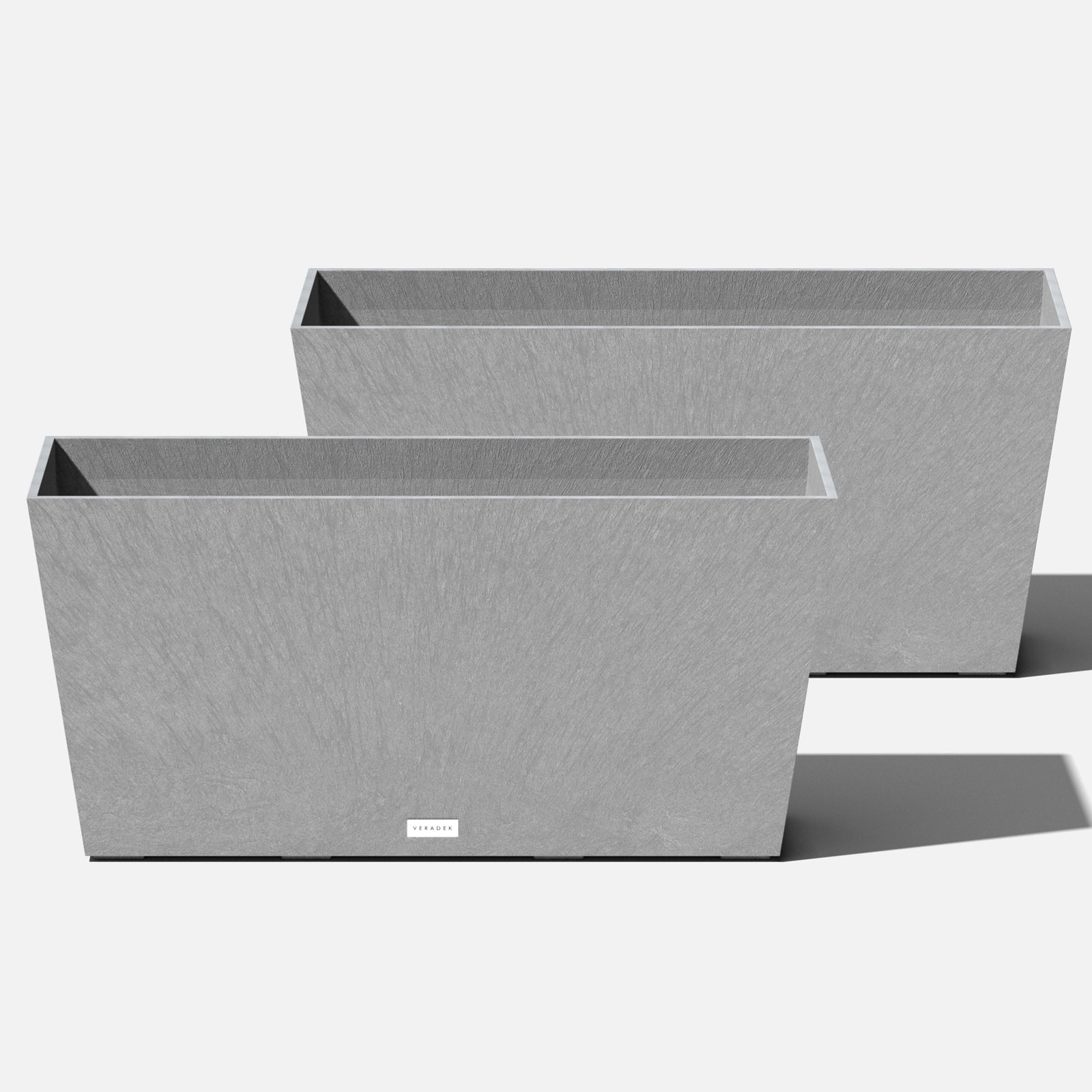 Pure Series Midori Planter, 19.75" H x 39.5" W x 12.5" D, 2, White