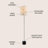 Bivens 60.5'' Chrome Traditional Floor Lamp