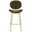 Luana Upholstered Counter Stool with Metal Frame-121394624