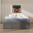 Queen Size Platform Bed Frame With Four Drawers & Hydraulic Lift Footboard Storage-1979689042