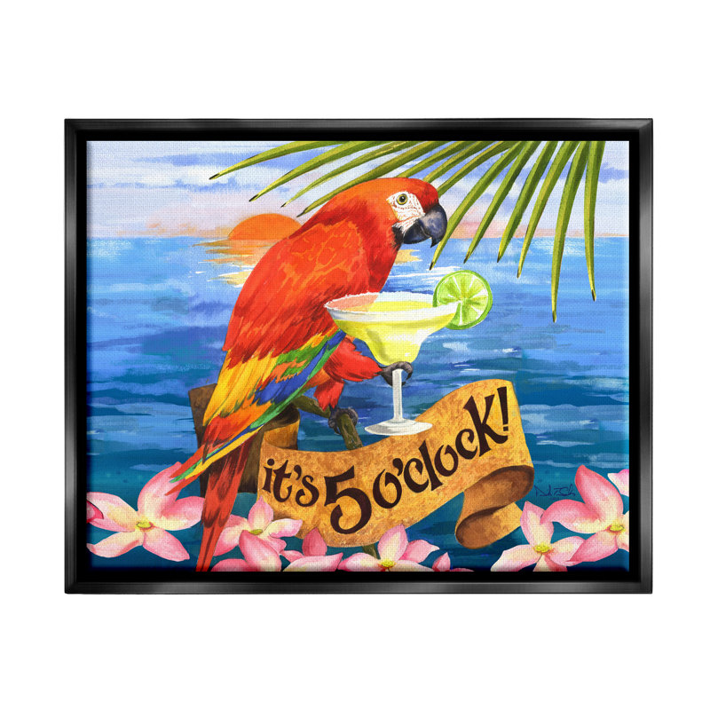 Conception d'art mural sur toile Stupell Industries par David Sands, Cadre flottant noir de jais