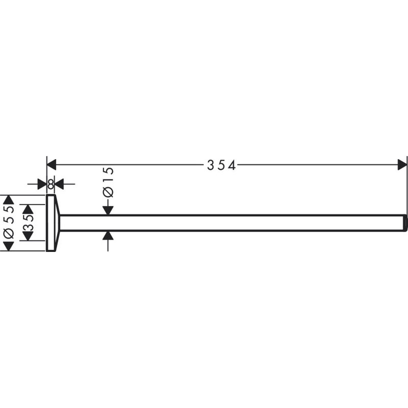Universal Circular Towel Bar, Brushed Nickel