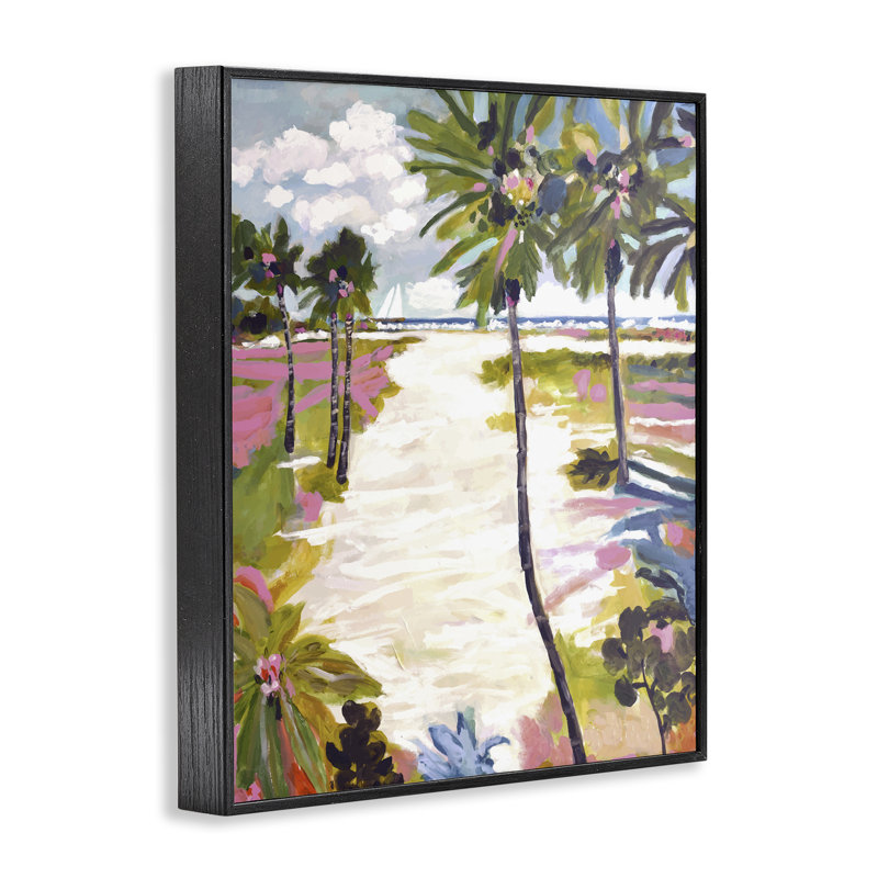Giclée encadrée, conçue par Karen Fields, H 14 po x l 11 po, Giclée encadrée noir minuit