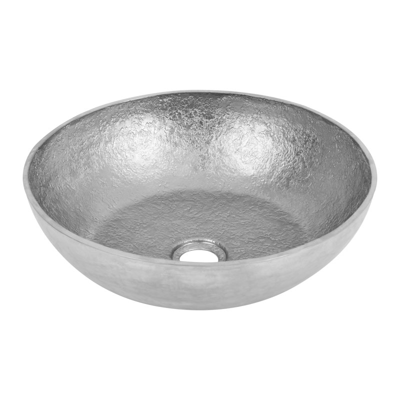 Petit lavabo en cuivre 14 po Terra, Nickel