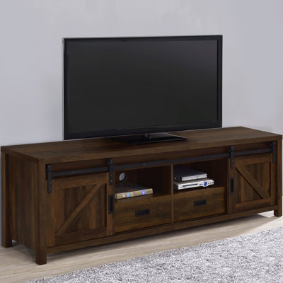 2-Door Engineered Wood TV Stand