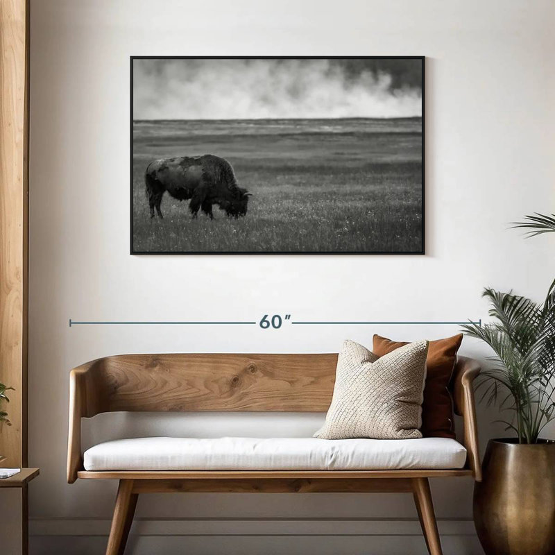Parc national de Yellowstone, Cadre flottant noir, 43 po x 29 po