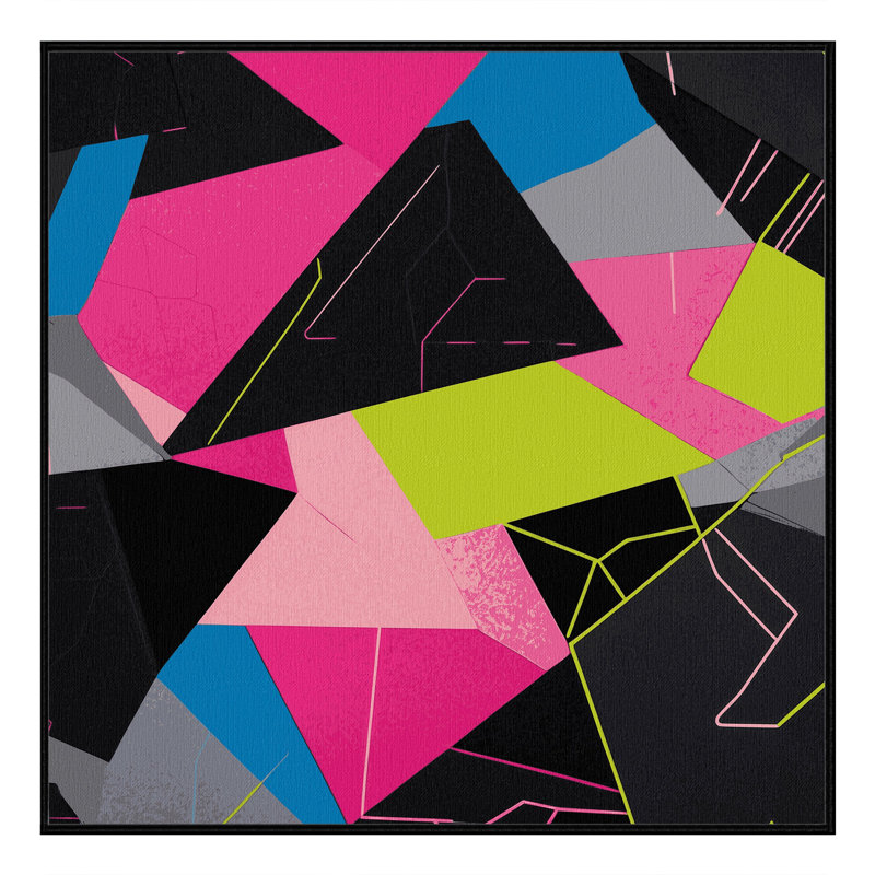 Synth Glow Rug, Square 8'