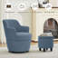 Fauteuil demi-tonneau pivotant avec rangement 360 °-426294277