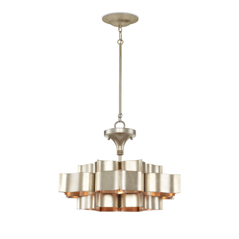 Luminaire suspendu géométrique à 1 lumière Grand Lotus