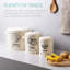 Food Storage - Set of 3 Containers and 3 Lids