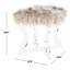 Tabouret d'appoint en plastique Hajredin