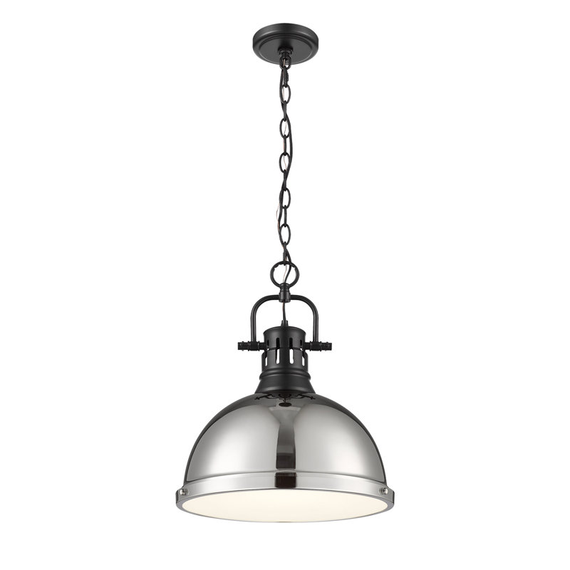 Alethia 1 - Light Pendant, Chrome, Matte Black