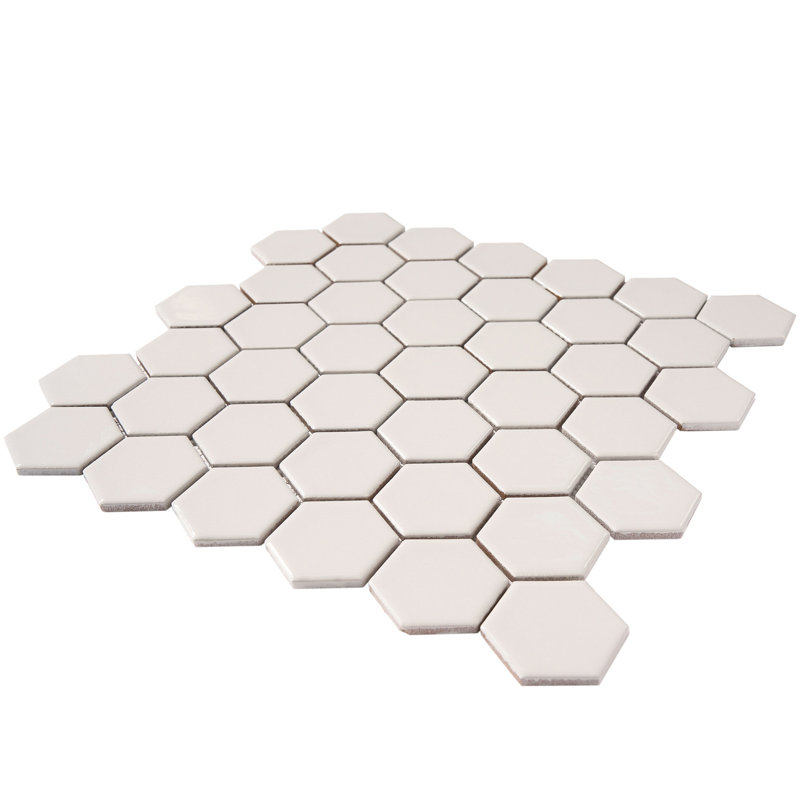 Carreau de mosaïque murale en porcelaine, Gris