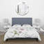 Bleu et rose Wildflowers I - Ensemble de housse de couette traditionnel - Microfibre de polyester-66392852