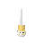 Olga Candle Holder, Yellow, H: 3.5"-120466957-120466958