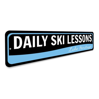 Panneau en aluminium ski nautique