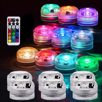 LED Lights For Parties Holidays 13 Colors And 4 Modes And No Installation Mini Waterproof Light For Slushi Accessories