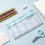 Taille-crayons, trousse de rangement mate zippée pour fournitures de bureau-413921167