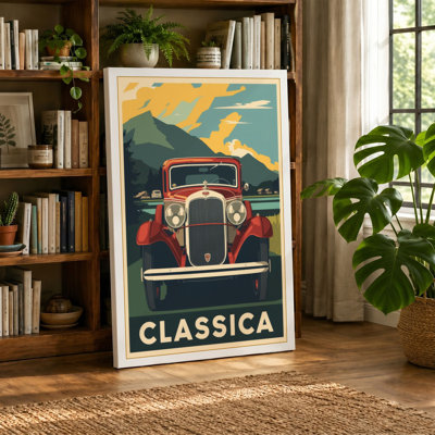 Classica Automotive Art Deco - Wrapped Canvas