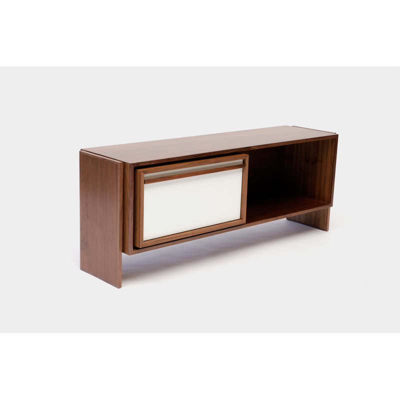 Low Units Media Console, White