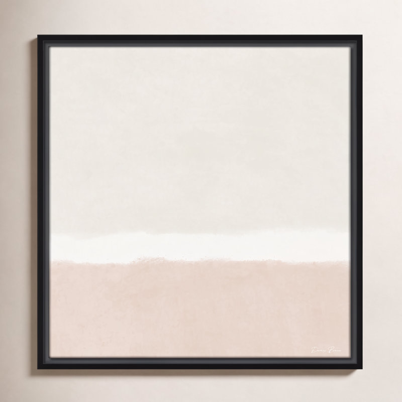 Willadeene Slate 1 - Floater Frame Print on Canvas, Black Framed, 17.5" H x 17.5" W