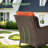5 - Person Wicker Outdoor Conversation Set, Patio Sofa Set with Fire Pit and Cushions-40375441