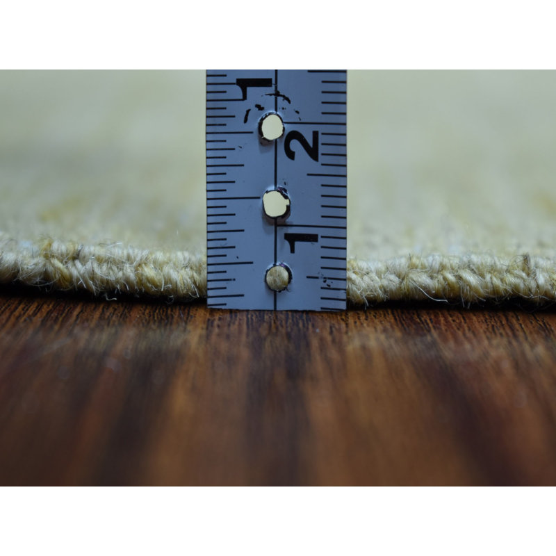 Tapis de zone en laine de couloir 2 pi 6 po x 6 pi 3 po one-of-kind à la main noué la Norcatur