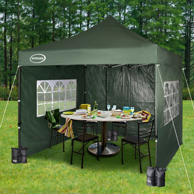 Lawrence 3m x 3m Metal Pop-Up Gazebo