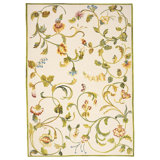 Savonile Ravenna Azm Wool Floral Area Rug