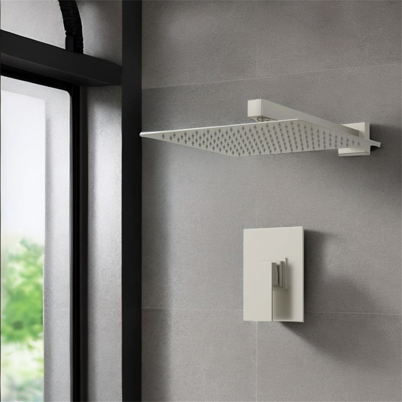 Complete Shower System, Brushed Nickel