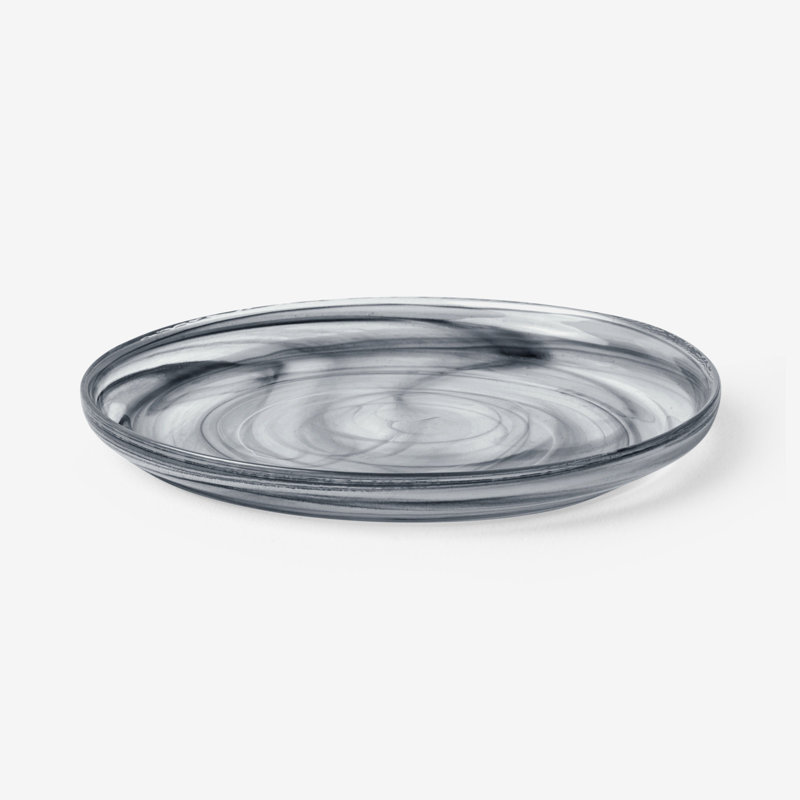Nocturne Set Of 6 Side Plates, Black, 21 Cm